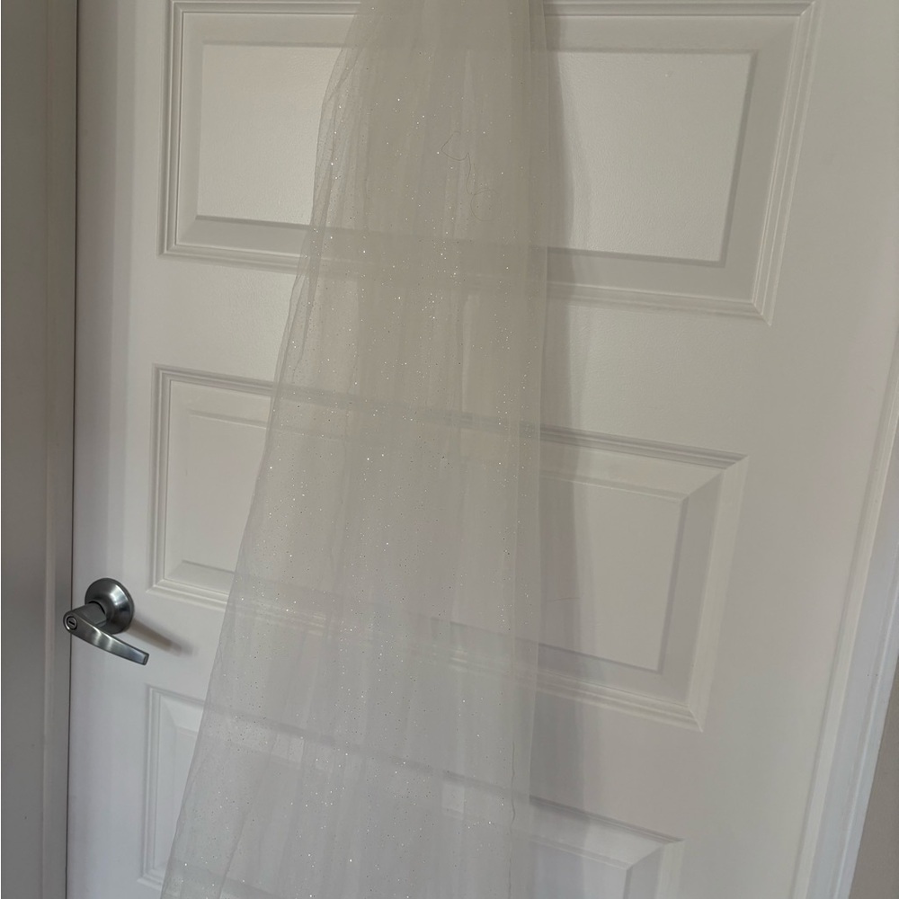 Elegant White Bridal Veil 10ft